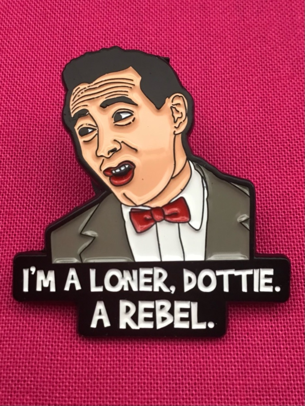 Loner Enamel Pin